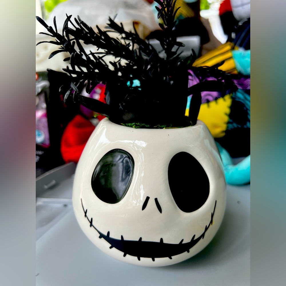 Jack Skellington faux Succulent home decor ✨🎃